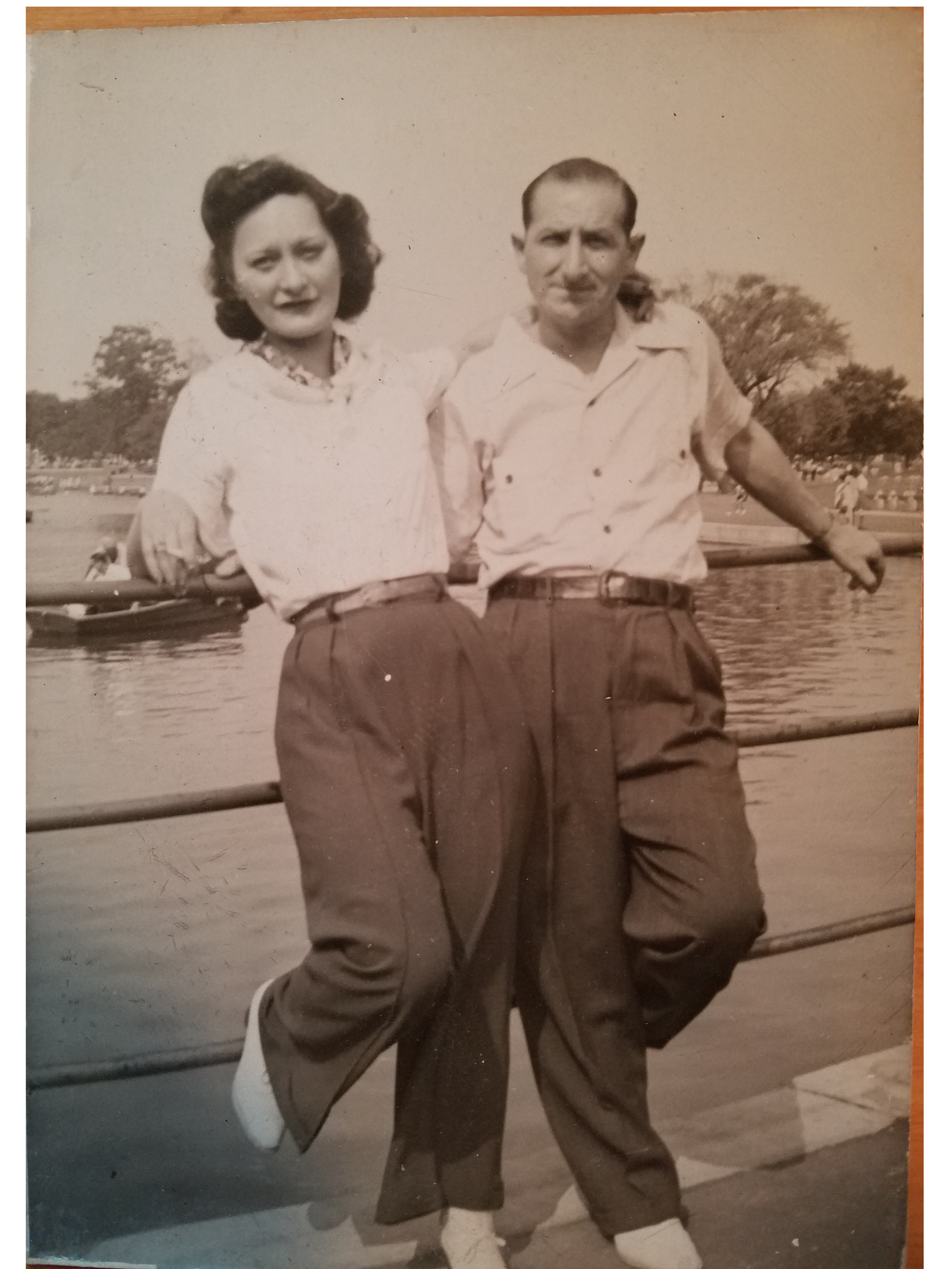 Grace, with partner Harold